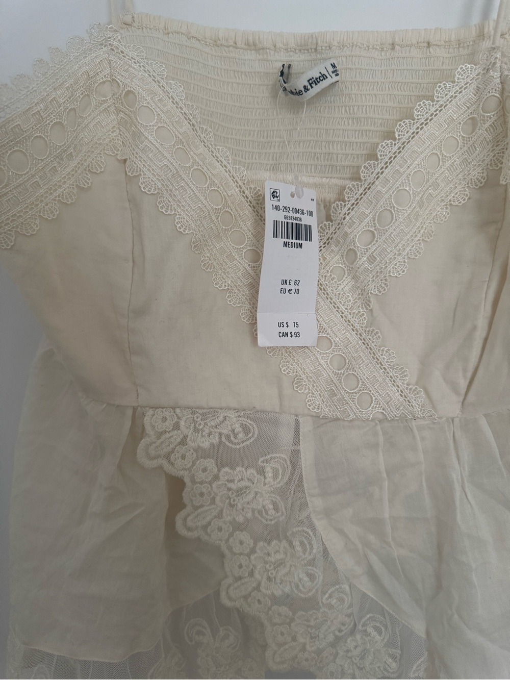 Abercrombie & Fitch Lace Cami Top - Picture 6 of 6